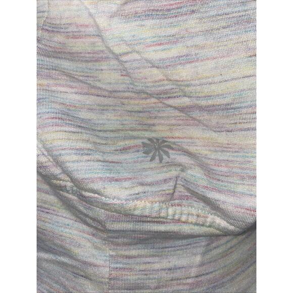 Athleta Girl Sweatshirt Large / 12 Rainbow Speckled Long Sleeve TENCEL Modal - Picture 5 of 9